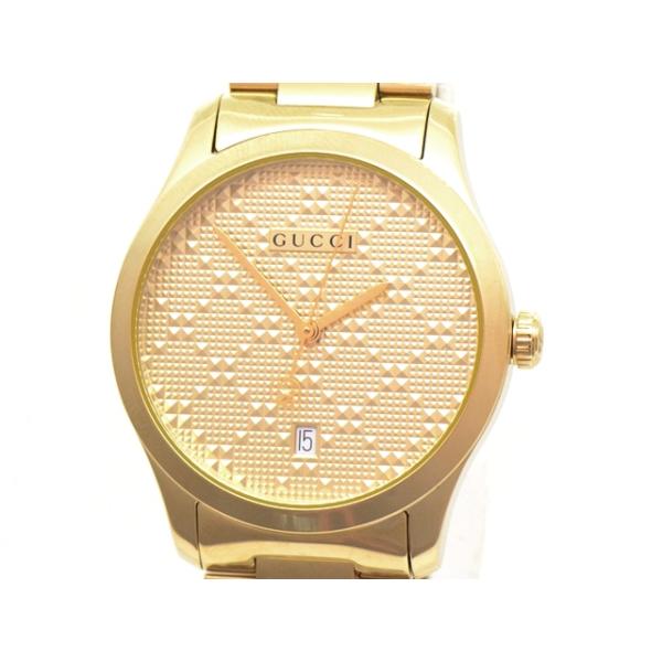 GUCCI（グッチ） Gタイムレス YA126461A/126.4 腕時計 GP クオーツ