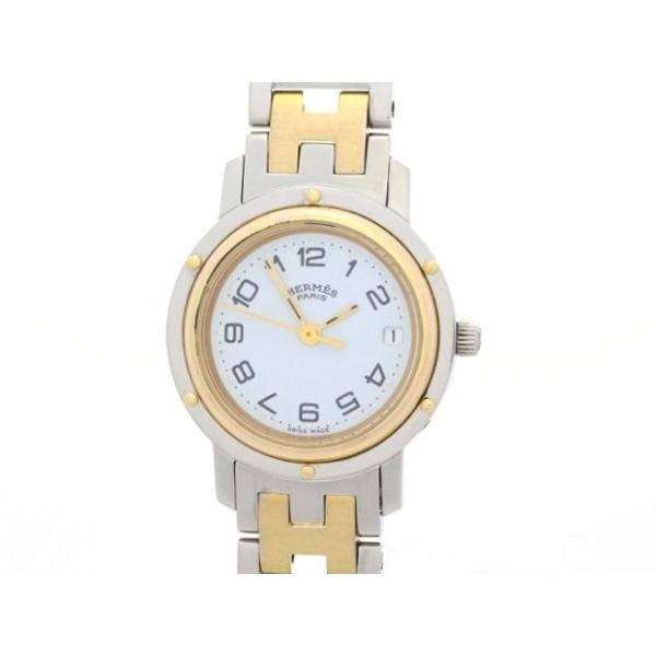 HERMES（エルメス） クリッパーコンビ CL3.240 腕時計 ステンレス/GP