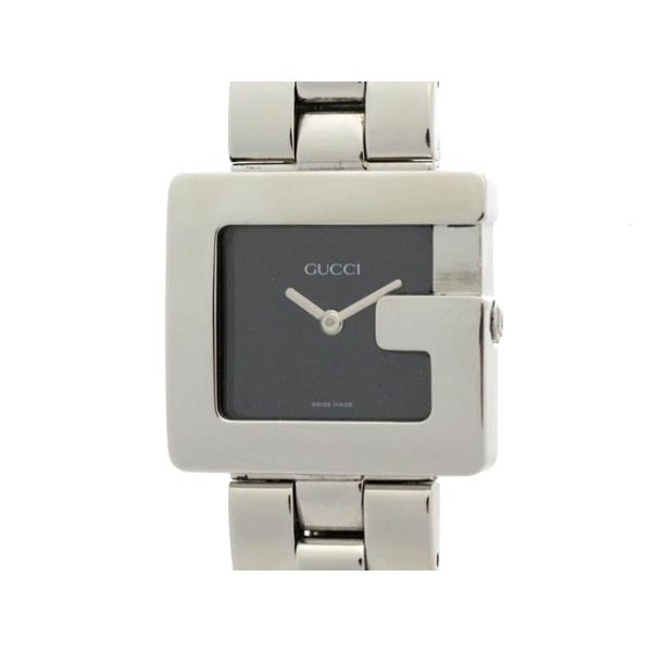 Gucci 3600J 電池交換済 アナログ腕時計 レディース GUCCI（グッチ） 3600J 腕時計 ステンレス クオーツ ブラック文字盤