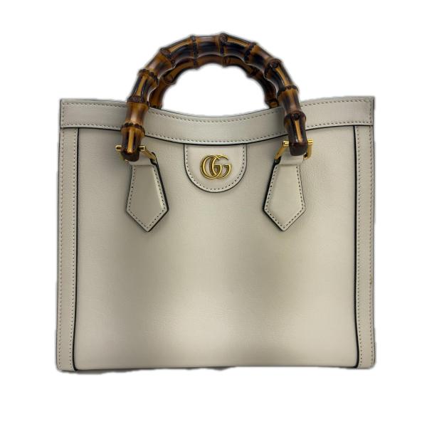 GUCCI（グッチ） ダイアナ ミディアム トートバッグ アイボリー 660195