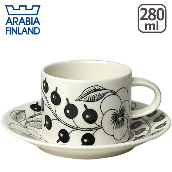 ◆シリーズ：BLACK PARATIISI◆アイテム：ティーカップ&amp;ソーサー◆デザイン：Birger Kaipiainen (ビルガー・カイピアイネン)◆サイズ：カップ：約φ88 W116×H67mm 280ml ソーサー：約φ16...
