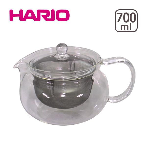HARIO（ハリオ） ガラス製 急須 700ml ティーポット おしゃれ 茶々急須 丸 日本製 CHJMN-45T