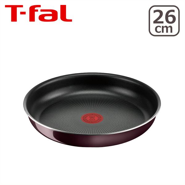 他サイト： ティファール フライパン26cm ヴィンテージボルドー・インテンス インジニオ・ネオ L43905 単品：フタと取っ手は付属しません ガス ガス火専用 直火 T-falの商品画像