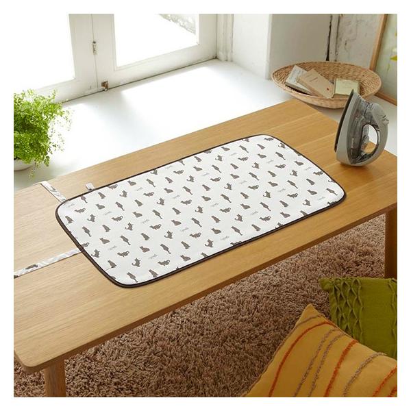 他サイト： 山崎実業 くるくるアイロンマット ネコ ホワイト 公式 オンラインショップの商品画像