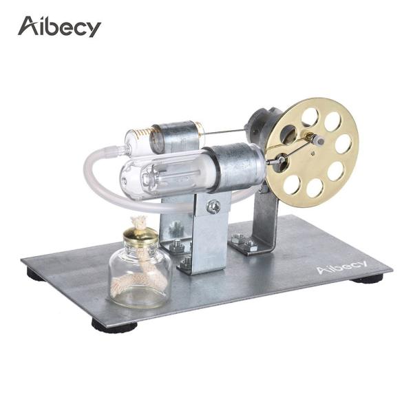 Aibecyミニホットスターリングエンジンモーターモデルストリームパワー物理実験の教育玩具 模型