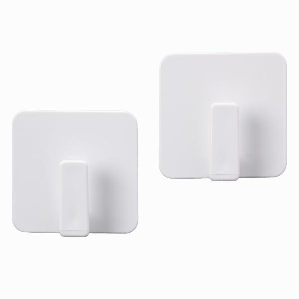 他サイト： 東和産業 浴室用ラック ホワイト 約4.6×1.6×4.5cm 磁着SQ マグネットバスフックミニ2個組 39198 2個入の商品画像