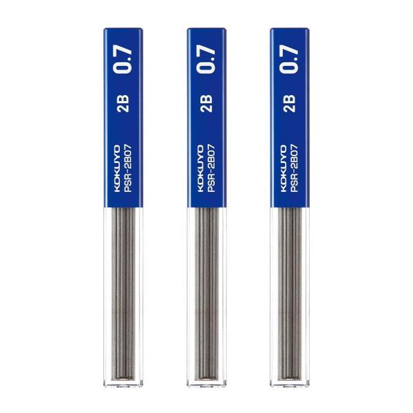 他サイト： コクヨ(KOKUYO) シャープペン シャープ替芯 0.7mm 2B 3個セット PSR-2B07-1PX3SETの商品画像