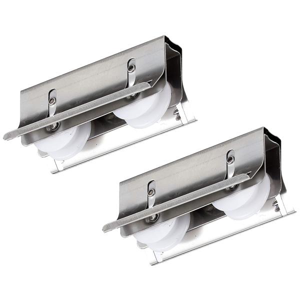 他サイト： 家研販売(Kaken Hanbai) 網戸専用 取替戸車 (アルミサッシ用) 2個入 W7(A)13 W7×H17×D40(mm) シルバーの商品画像