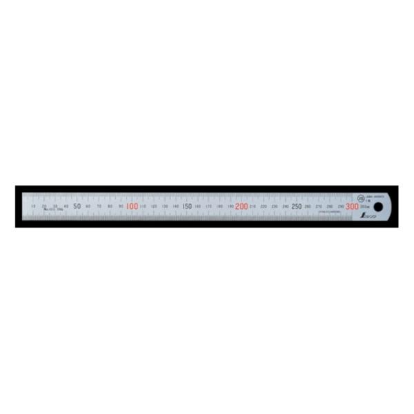 他サイト： シンワ測定(Shinwa Sokutei) 直尺 シルバー 30cm JIS1級 13013の商品画像