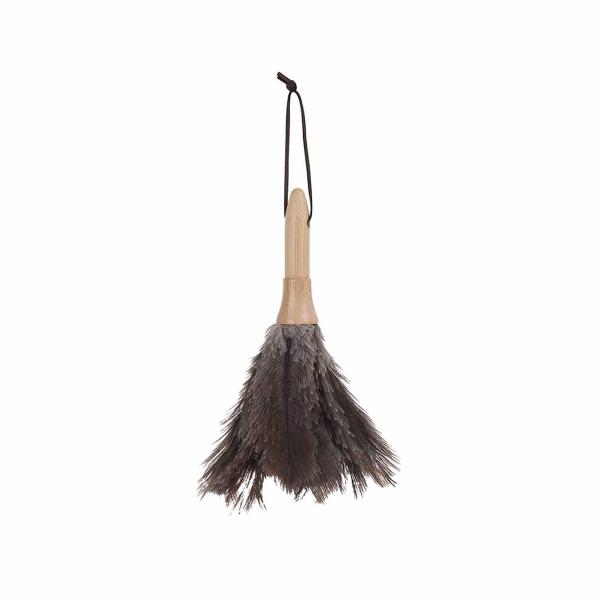 ダルトン(Dulton) ほこり取り フェザー ダスター ミニ グレー 長さ205mm FEATHER DUSTER MINI GRAY H