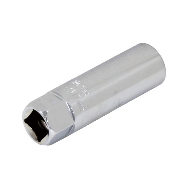 他サイト： メルテック(meltec) 薄型ディープソケット(17mm) アルミホイール対応 差込角:12.7mm対応 クロムバナジウム鋼 Meltecの商品画像