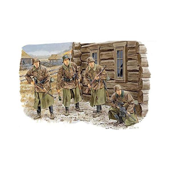 プラッツ 1/35 第二次世界大戦 ドイツ軍 冬季装備兵 モスクワ近郊 1941 プラモデル DR6162