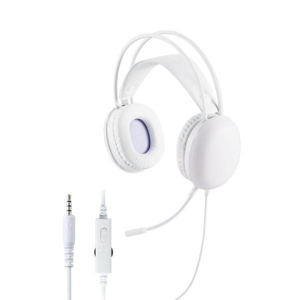 他サイト： エレコム ゲーミングヘッドセット 有線 3.5mm LED ライト PS5/PS4 switch対応 軽量 ノイズ軽減 ボリュームコントローの商品画像