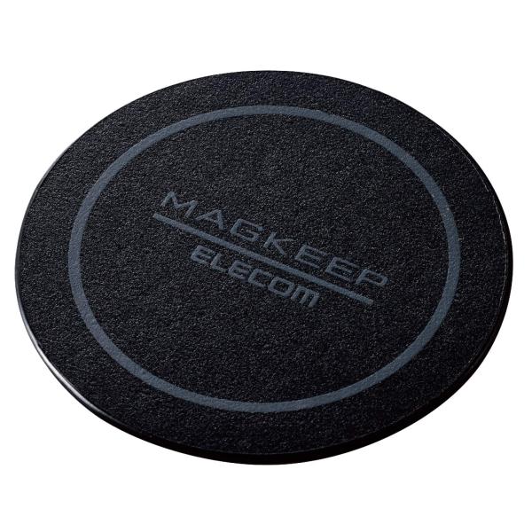 他サイト： エレコム マグネットステッカー Magkeep iPhone12 / 12 Pro シリーズ対応 1枚入り ブラック AMS-DSSTBKの商品画像
