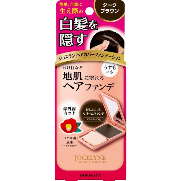ジョスラン ヘアカバーファンデーション ダークブラウン 13g 13グラム (x 1)