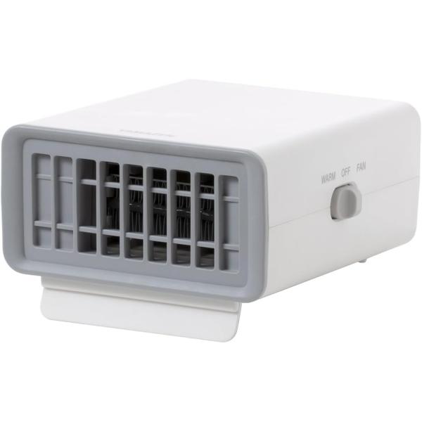 他サイト： 山善 ヒーター セラミックヒーター セラミックファンヒーター コンパクト 速暖 ミニ 手元 ヒーター 2WAY (温風/送風) 小型 デスクの商品画像