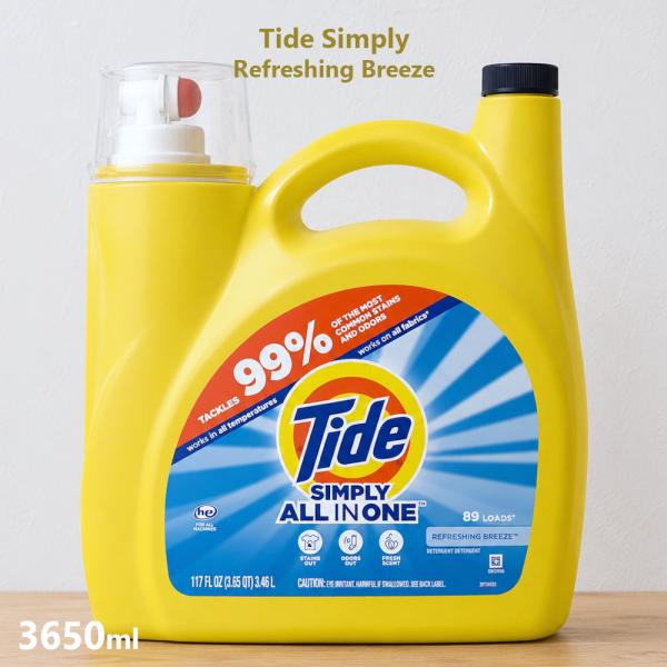 タイド シンプリー リフレッシングブリーズ オールインワン 洗濯洗剤 3650ml 117oz TIDE