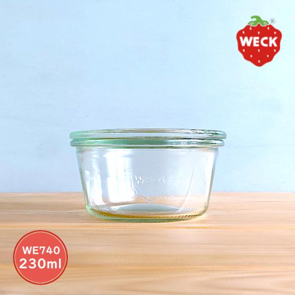 [Release date: July 21, 2023]■商品名　ガラス容器 WECK モールド WE740 キャニスター 230ml L 保存容器 調味料入れ 蓋無時250ml Sturz Form キャニスター おしゃれ 調味料 ドイ...