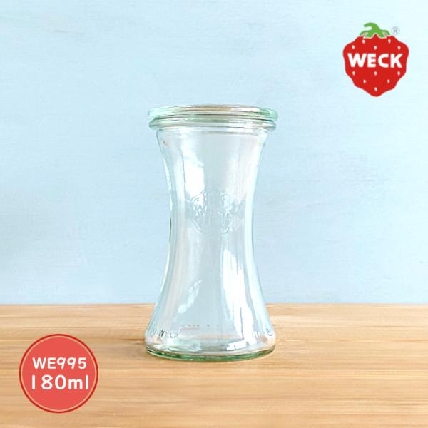 [Release date: July 14, 2023]■商品名　ガラス容器 WECK デリカテッセン WE995 キャニスター 180ml S 調味料入れ インテリア 小物入れ 芳香剤入れ ガラス容器 Delika tessen 蓋無時...