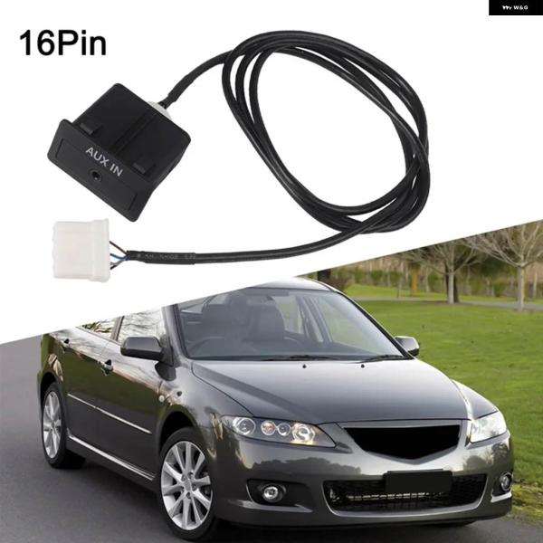 並行輸入品 TD74-66-DFX 16ピン カー オーディオ インターフェース マツダ CX-9 2006-2012 マツダ 3 2009-2012 AUX 