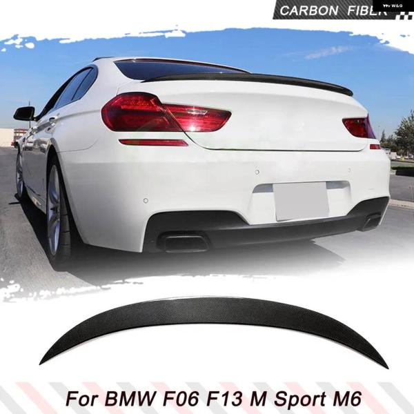 並行輸入品 カーボンカーリア トランク レーシングスポイラー ブートリップウィング BMW 6シリーズ F06 グランクーペ F13 クーペ