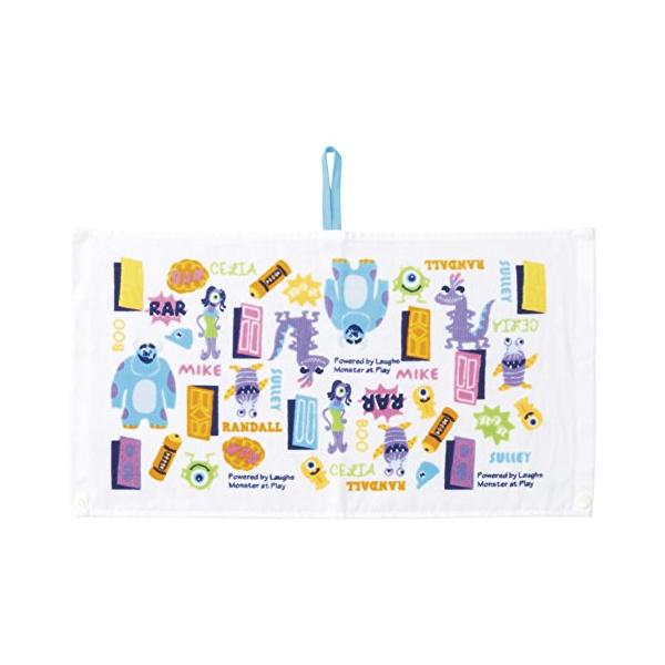 他サイト： 丸眞 おでかけタオル モンスターズ・インク 47×25cm モンスターズドア ガーゼ 甘撚糸 使用 抗菌防臭加工 2005054700の商品画像