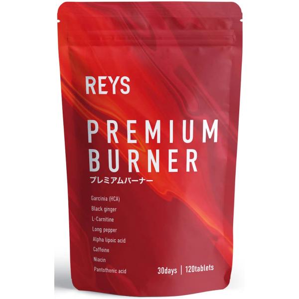 他サイト： REYS レイズ PREMIUM BURNER プレミアムバーナー 120粒 （使用目安約30回分）山澤礼明監修 8種の厳選成分配合 ガルニの商品画像