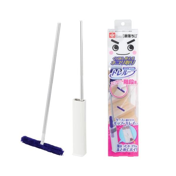 <div class="product_wrapper">  <div class="title">レック 激落ちくん 高密度ブラシ トレループ (階段用) くり返し使える ホコリ取り/ケースに通すとモップがキレイに...