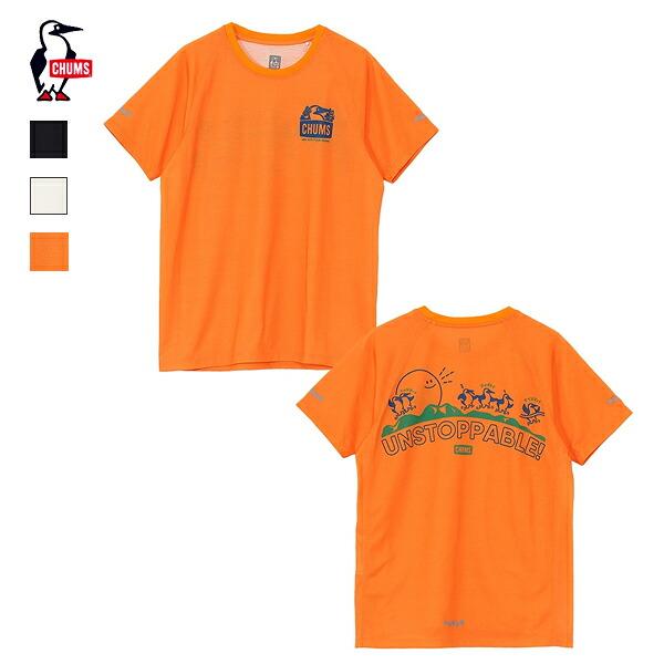 20%OFF チャムス CHUMS CHUMS X みゃこ Running UNSTOPPABLE T-Shirt チャムス×みゃこ ランニングアンストッパブルTシャツ CH01-2796 CH11-2796 2026春夏