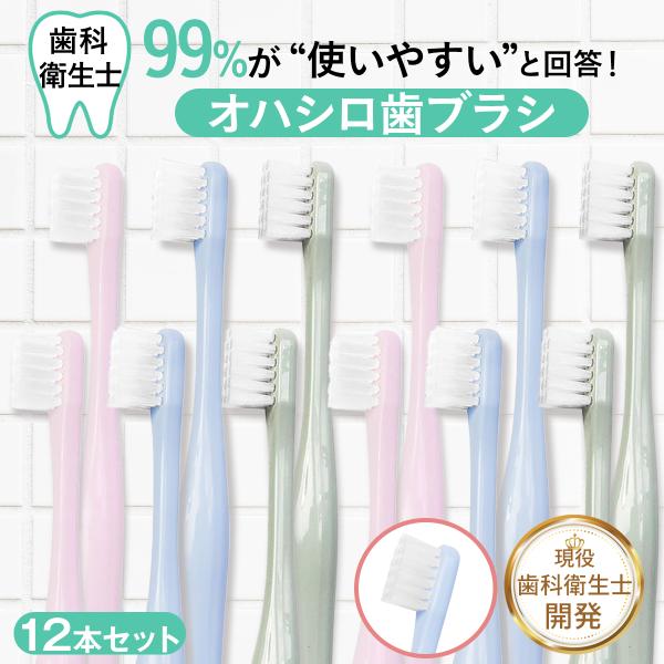 歯ブラシ 子供 子ども 仕上げ 歯ブラシセット 12本 歯ブラシスタンド 歯ブラシ立て オハシロ 奇跡の歯ブラシ