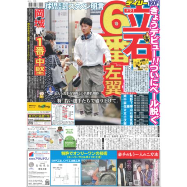 デイリースポーツ（関西版）2026年5月19日