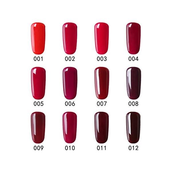 全12色 ジェルネイル カラージェル 12色 セット4 ワインレッド セット 10ｍｌ 送料無料激安祭