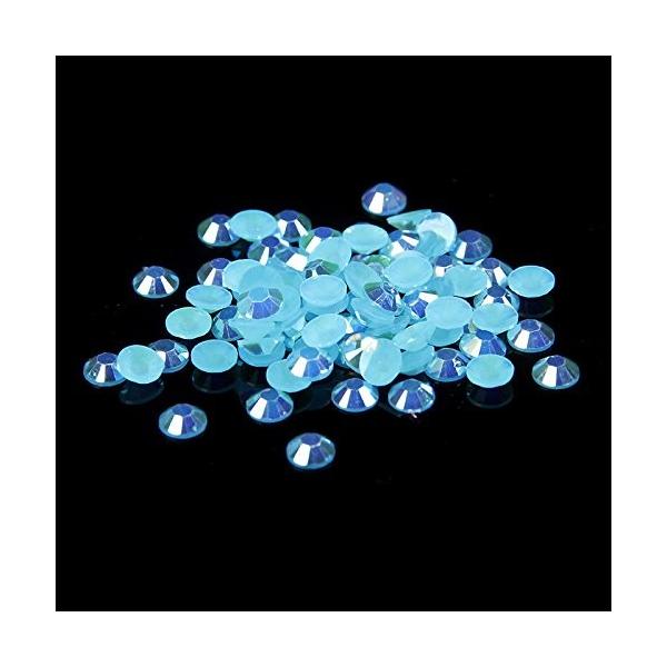 Nizi ジュエリー 奉呈 ブランド アクアマリンオーロラ ラインストーン は樹脂材質 パック 型番2mm 5mm ネイル使用 4 型番