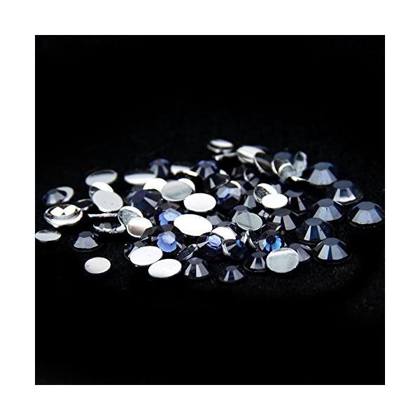 Nizi ジュエリー ブランド デニムブルーラインストーン は樹脂材質 ネイル使用 型番2mm 6mm 4mm