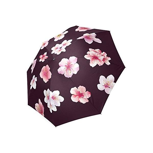 おしゃれ 折りたたみ傘 3段 折畳み オンラインショッピング 晴雨兼用 かわいい 桜 レディース 手動開閉 携帯用 三つ折り畳み かさ 子供