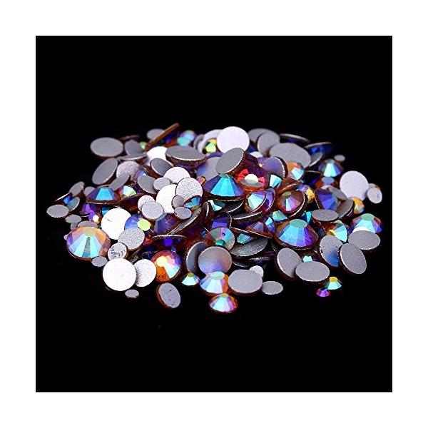 Nizi ジュエリー ブランド トパーズオーロラ ラインストーン は ネイル使用 激安特価品 ガラスの材質 型番ss3 Ss30 Ss5 1440pcs