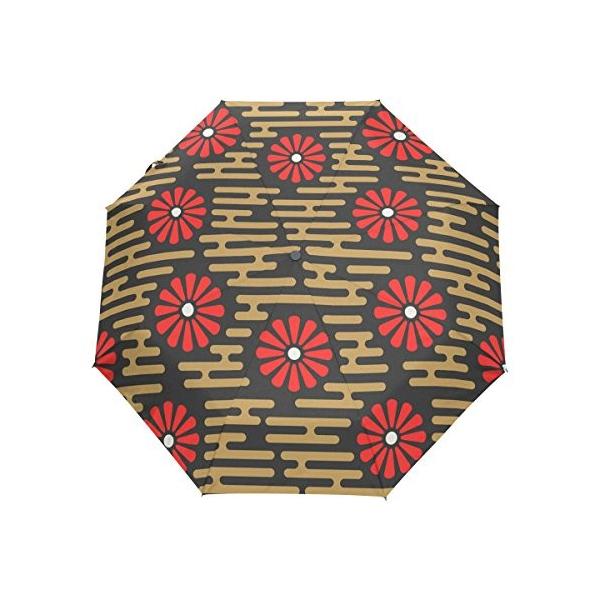 プラ Pula 自動開閉折り畳み傘 折りたたみ傘 レディース 安い 軽量 晴雨兼用 和風 花柄 丈夫 和柄 かわいい 人気 シンプル ワンタッチ