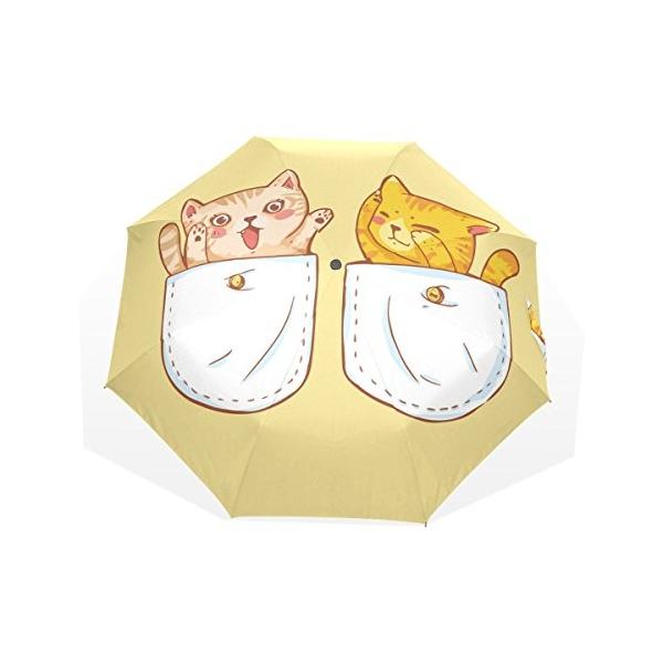 バララ La Rose 折り畳み傘 軽量 かわいい 猫ちゃん ねこ柄 おしゃれ 日傘 折りたたみ 手動開閉 Uvカット 雨傘 超特価sale開催 晴雨兼用