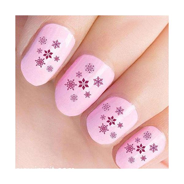 Demiawaking クリスマステーマ ネイルステッカー クリスマステーマ 可愛いネイル飾り 小柄 貼るだけ マニキュア ネイル用