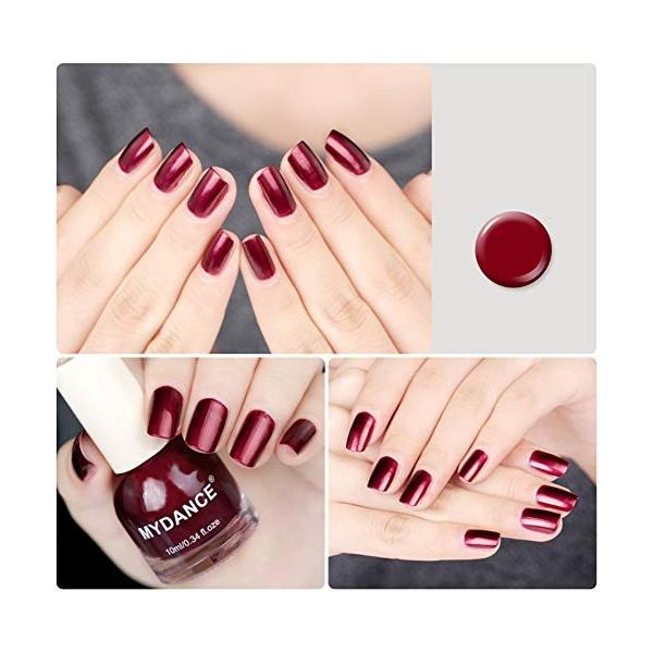 10ml メタリックマニキュア ネイルカラー 金属風ネイルアートネイルデザイン メタルポリッシュ ミラーネイル 最新号掲載アイテム