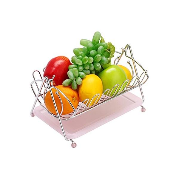 フルーツトレイ 創造的なステンレス鋼の果物のバスケットリビングルームの装飾フルーツプレート排水バスケット果物バスケットバスケット 正規品スーパーsale 店内全品キャンペーン