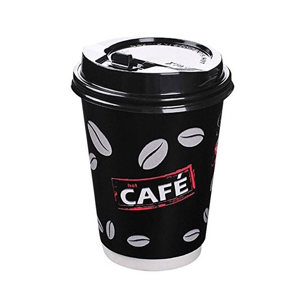ハッピー 超激安 ライフ Happylife 使い捨てカップ 業務用 紙コップ コーヒー 500個 蓋付き 14オンス ペーパーカップ 断熱