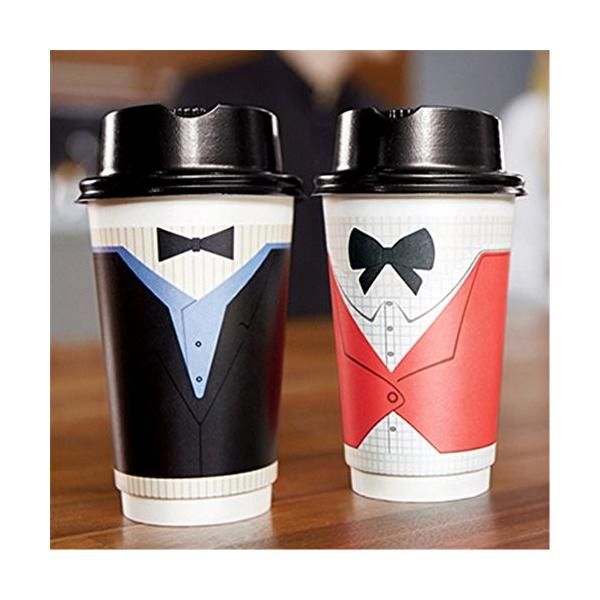 ハッピー ライフ Happylife 使い捨てカップ 業務用 紙コップ 断熱 380ml 紙こっぷ Sale 蓋付き コーヒー 100個入 ペーパー カップ