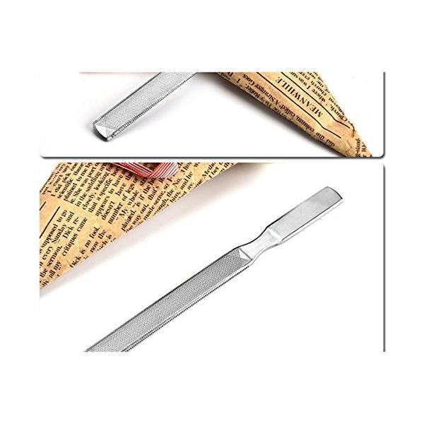 Rosenice 爪やすりネイルクリーナーチップペディキュアマニキュアバフティングネイルアートツール18cm Pindo Com