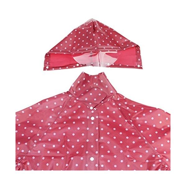 レインコート 可愛い ポンチョ 初回限定 タイプ 袖つき レインウェア おしゃれ ドット柄 合羽 防汚 通勤 通学 自転車 軽量 スポッツ観戦 防水 バイク
