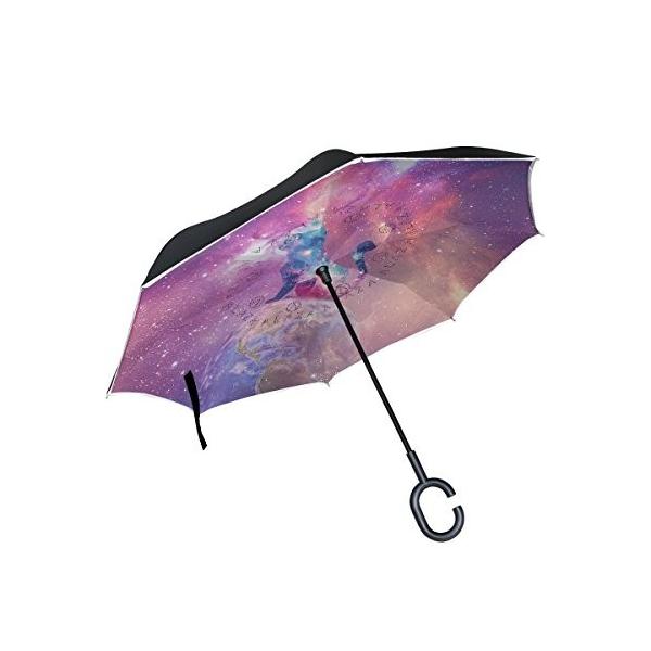 通販 ゴリラ Gorira 逆さ傘 逆折り式傘 長傘 Uvカット 晴雨兼用 大きい かわいい 車用 耐風 自立傘 撥水 雨傘 猫柄 宇宙柄 ねこ 丈夫