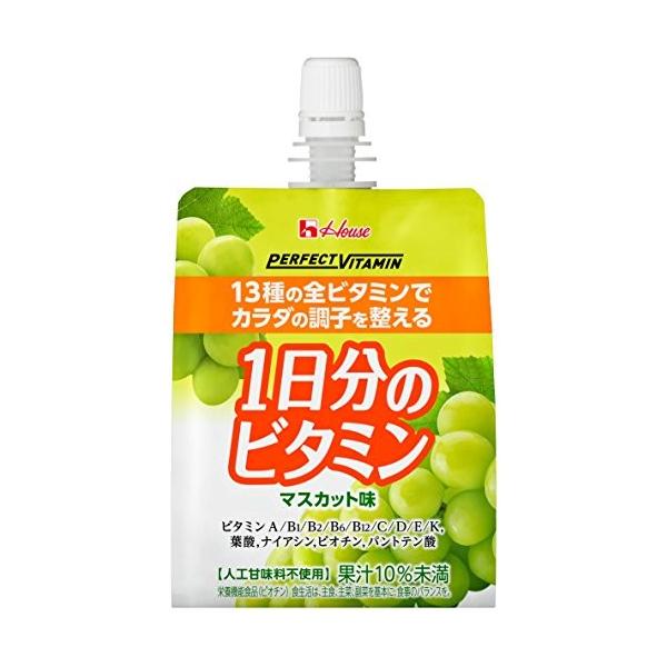 ハウスウェルネス Perfect Vitamin 1日分のビタミンゼリー マスカット味 180gパウチ 24本入 3ケース 72本 Www Journals Riverpublishers Com Index Php