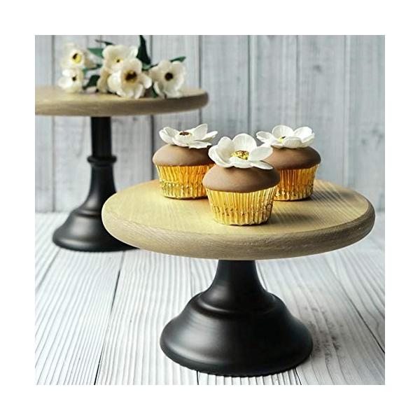 Tefuanan おしゃれ 高品位 並行輸入品 木製 ケーキベースプレート ケーキスタンド 写真の小道具 ウェディング小道具 木製ケーキラック