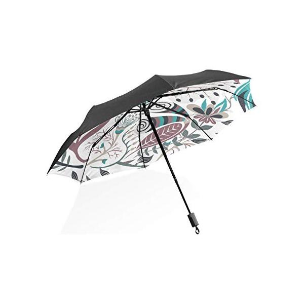 Mr 煌 折りたたみ傘 動物柄 クジャク 公式サイト 花柄 復古風 グリーン調 日傘 丈夫 大きい メンズ 晴雨兼用 Uvカット 軽量 レディース 雨傘