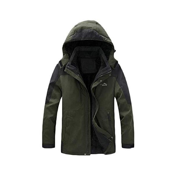 Sodossny Jp メンズ防水厚いルースフィットカラーコントラストジャケットウィンドブレーカー 人気ブランド 2 S